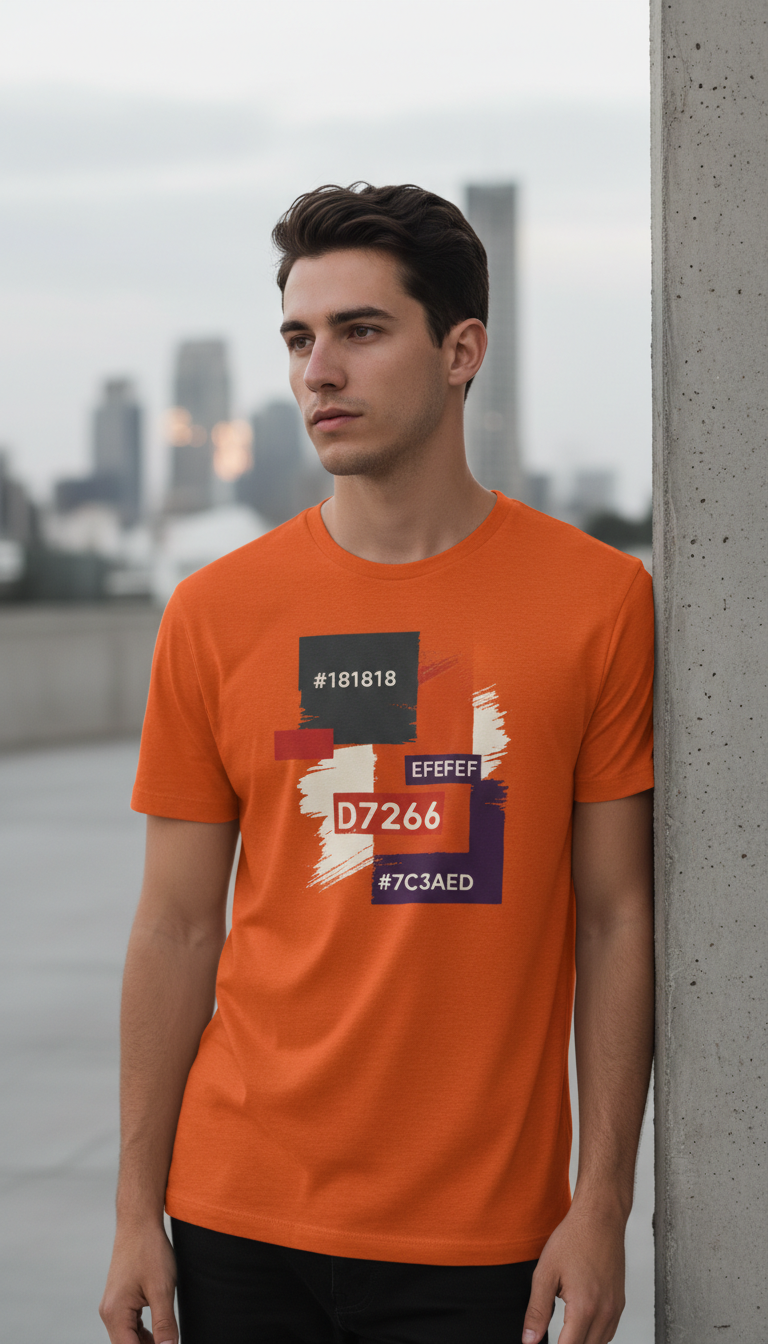 Pop Orange Signature Tee