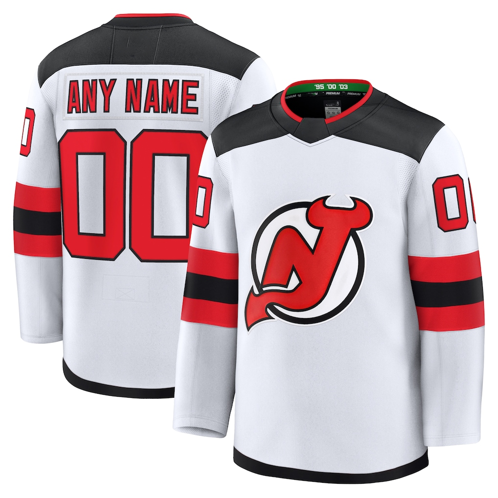 Odoa Cheap NJ.Devils White Away Premium Jerseys