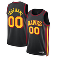 Odoa Custom A.Hawks Black 202223 Swingman Jerseys - Statement Edition